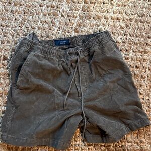 American Eagle Outfitters Flex Corduroy Shorts in Tan